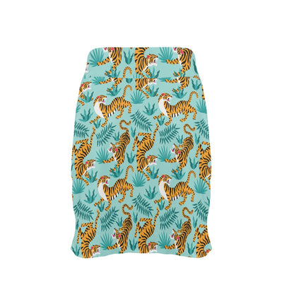 Tiger Print Design LKS304 17" Golf & Pickleball Skort with Pockets