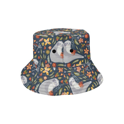 Sloth Print Design LKS303 Unisex Bucket Hat