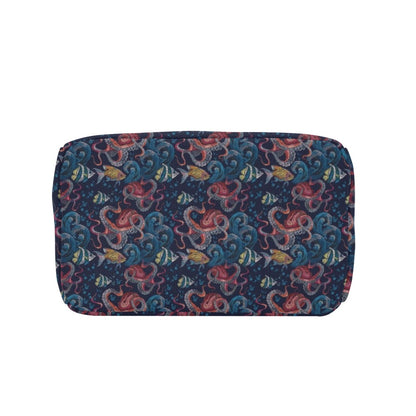 Underwater Giant Squid Print Design LKS302 Insulated Lunch Bag