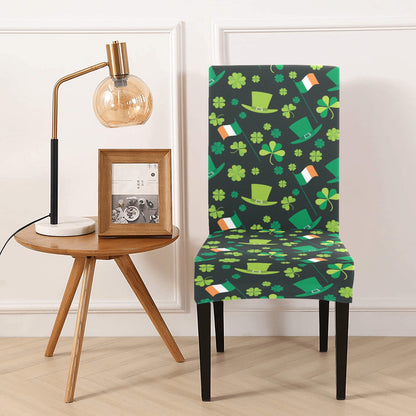 Shamrock Saint Patrick's Day Print Design LKS304 Dining Chair Slipcover
