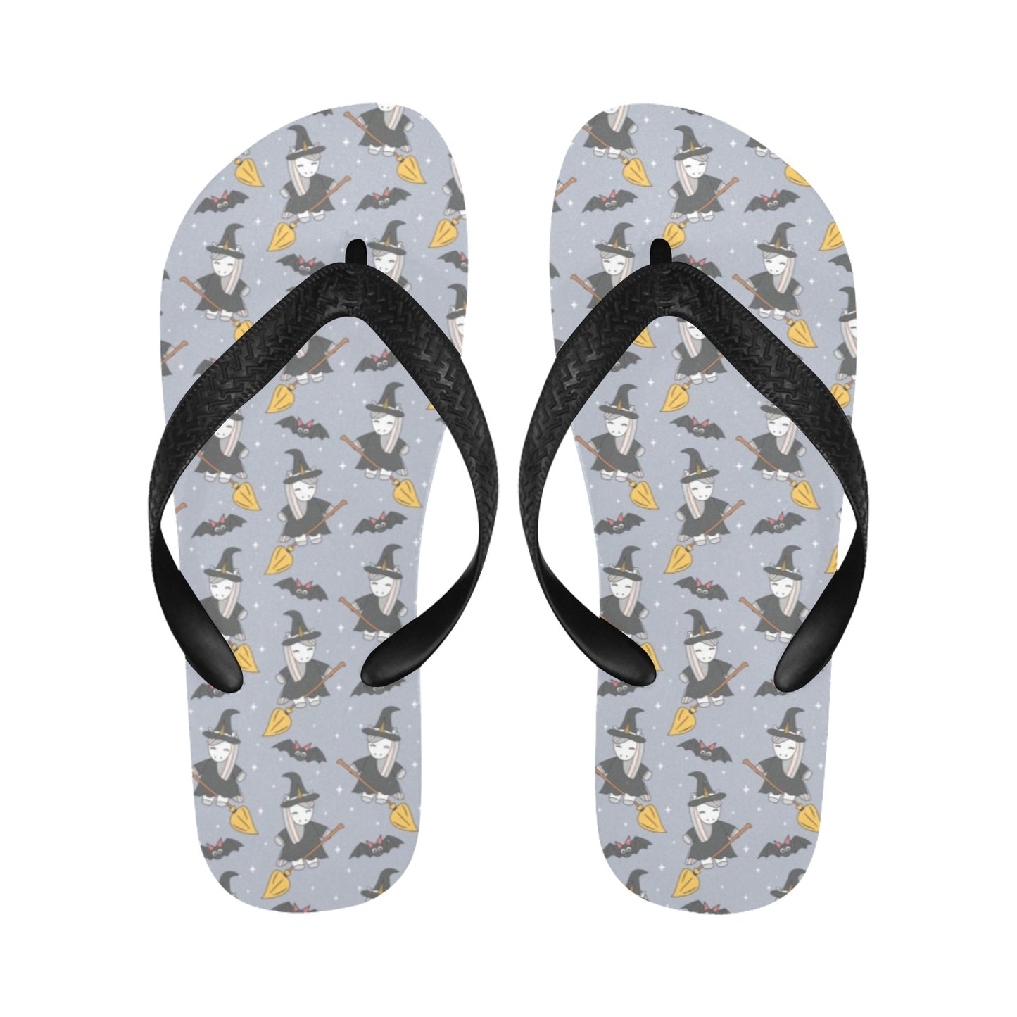 Witch Print Design LKS307 Flip Flops
