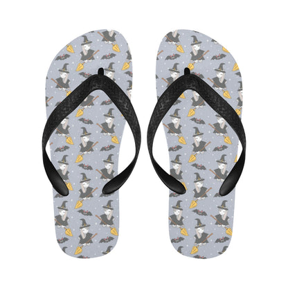 Witch Print Design LKS307 Flip Flops
