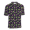 lizard Print Design LKS402 Men Polo Shirt