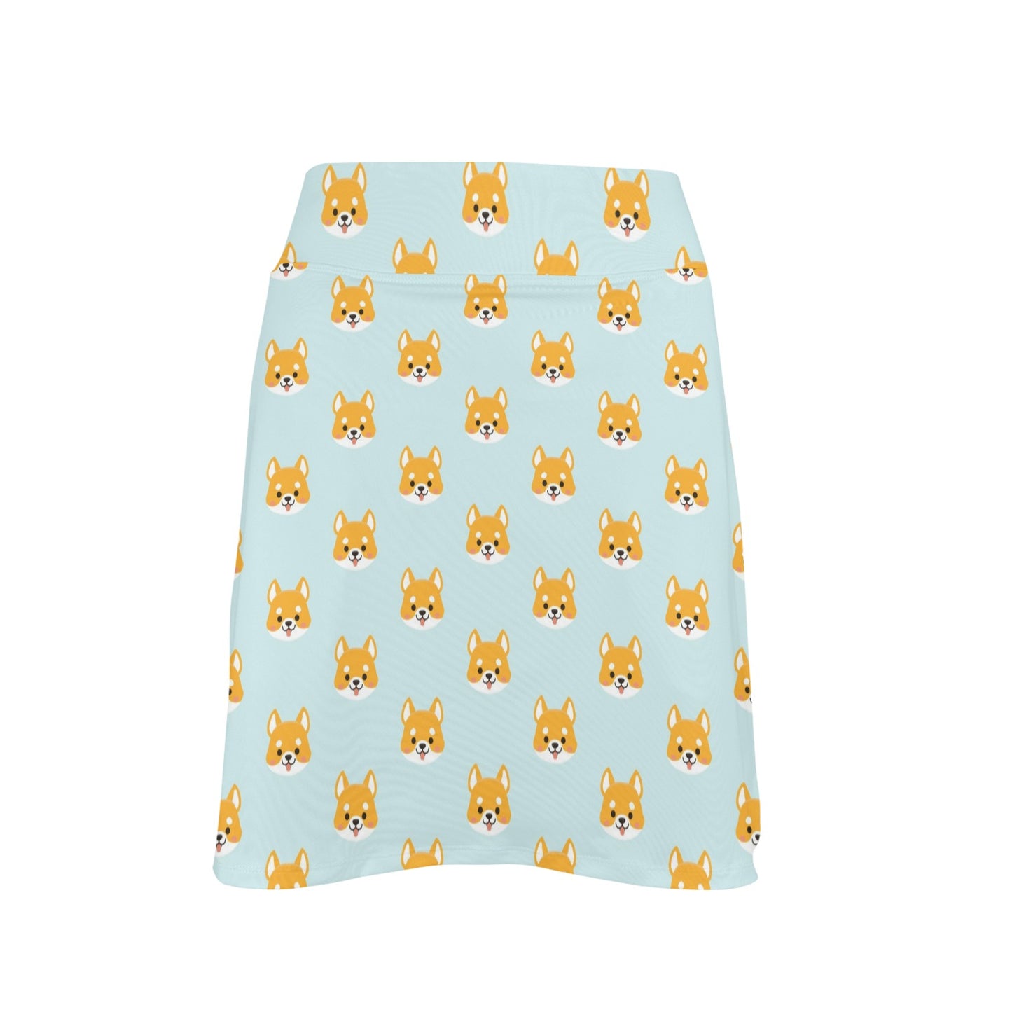 Shiba Inu Print Design LKS301 17" Golf & Pickleball Skort with Pockets