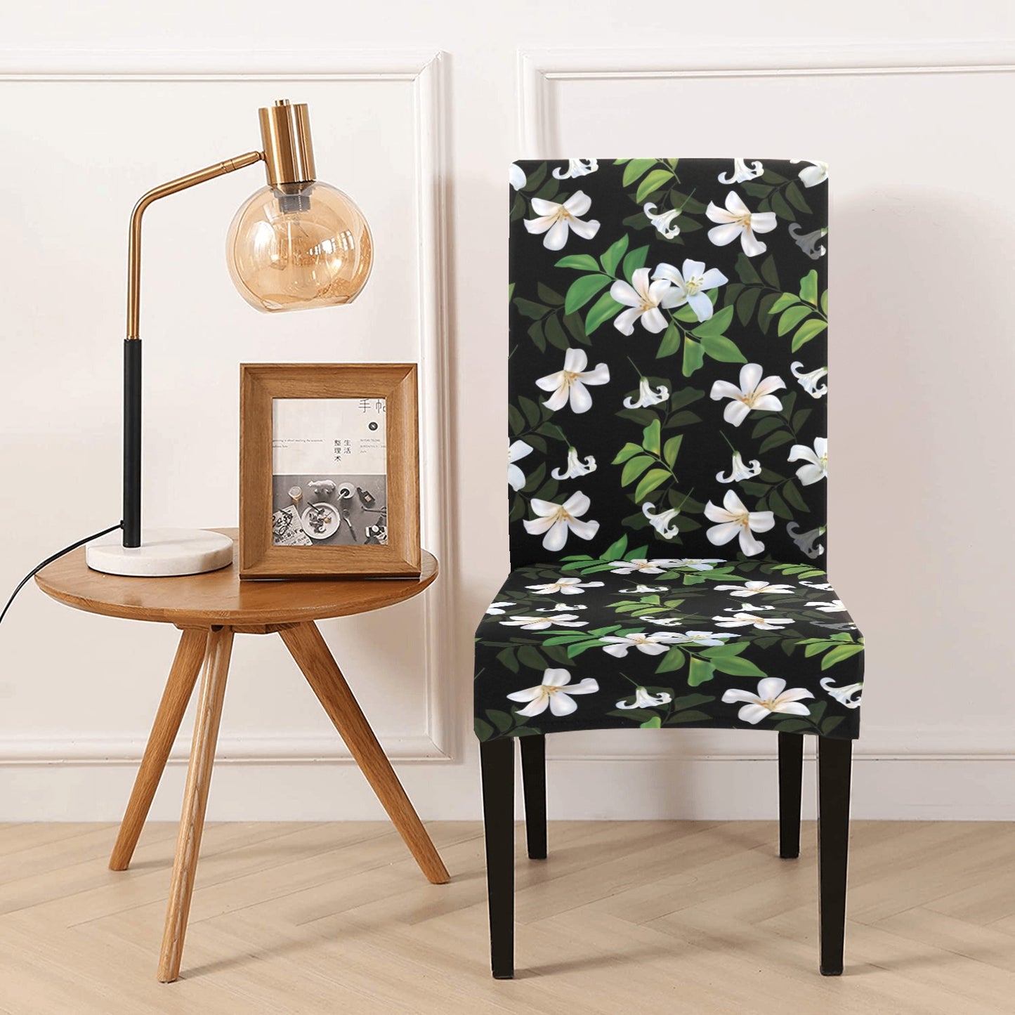 Sampaguita Print Design LKS301 Dining Chair Slipcover
