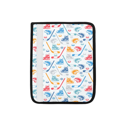 Hockey Equipment Print Design LKS301 Car Seat Belt Cover