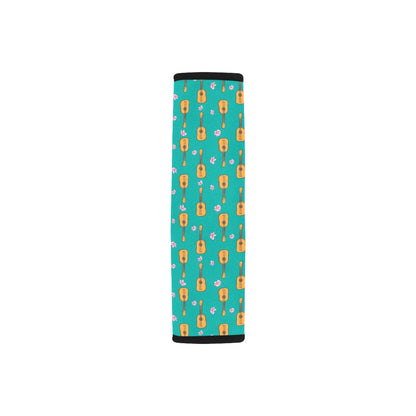 Ukulele Print Design LKS403 Car Seat Belt Cover