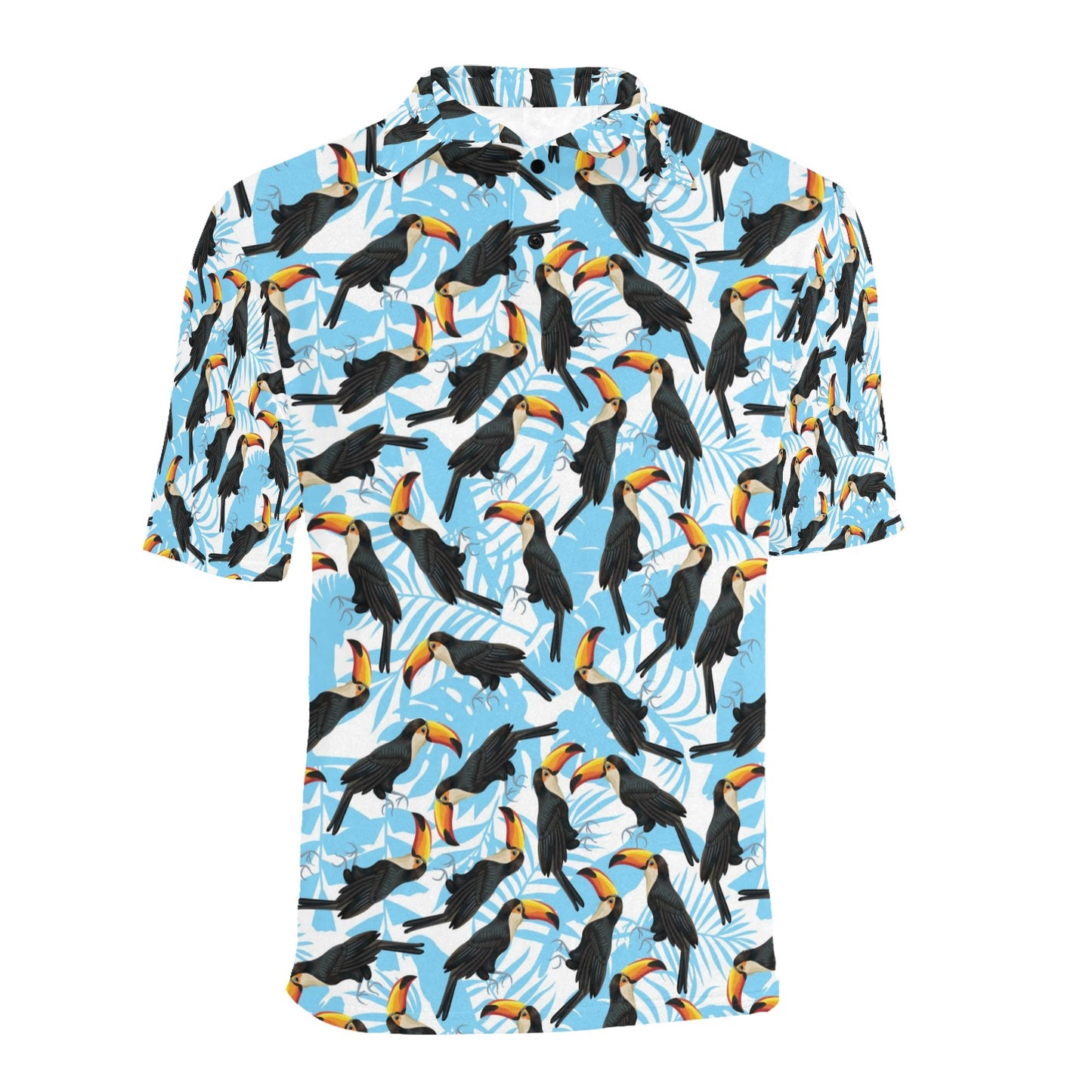 Toucan Print Design LKS303 Men Polo Shirt