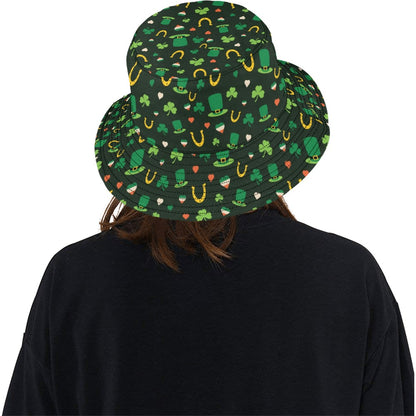 Shamrock Print Design LKS308 Unisex Bucket Hat