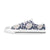 Sakura Print Design LKS305 Women's White Low Top Shoes