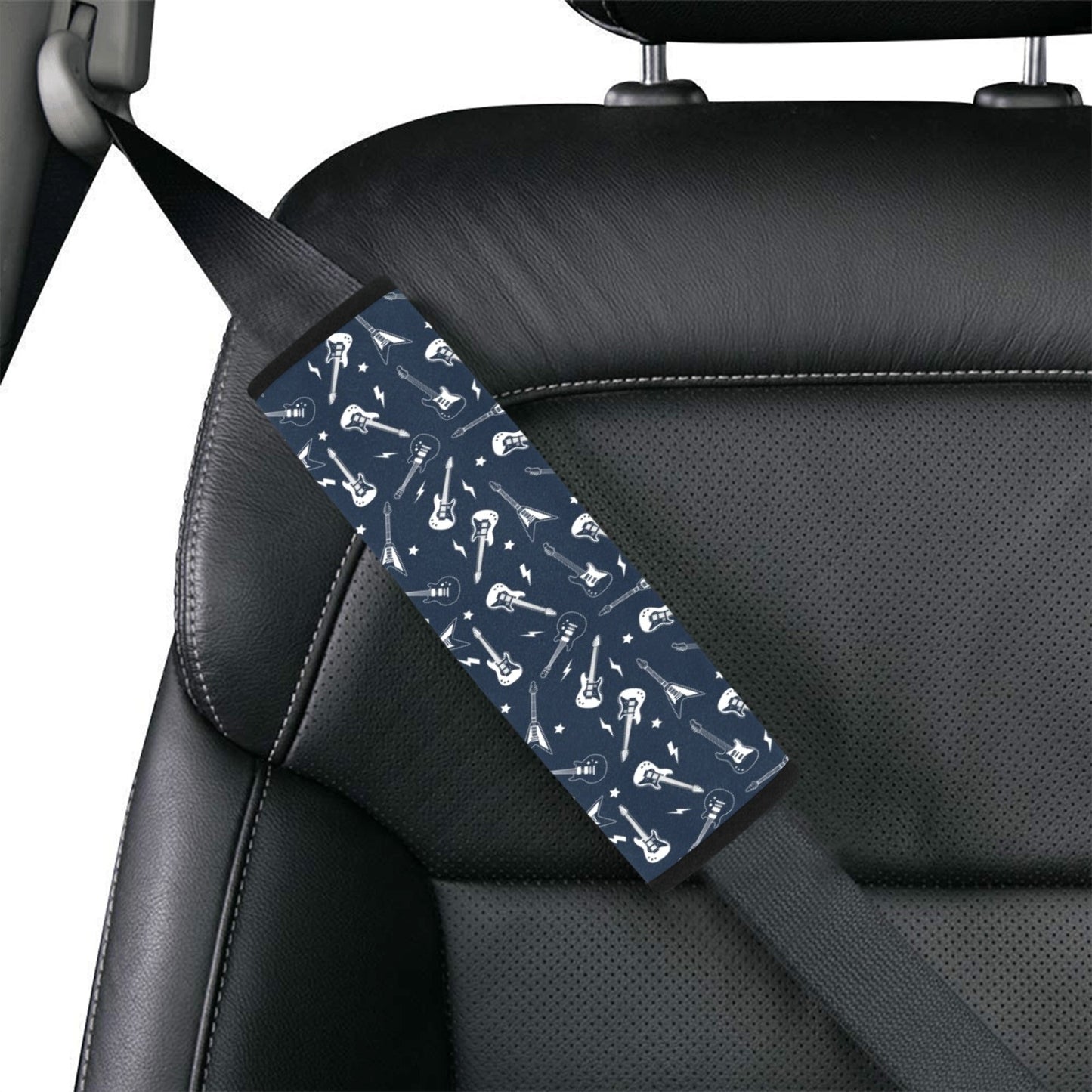 Electric Guitar Print Design LKS402 Car Seat Belt Cover
