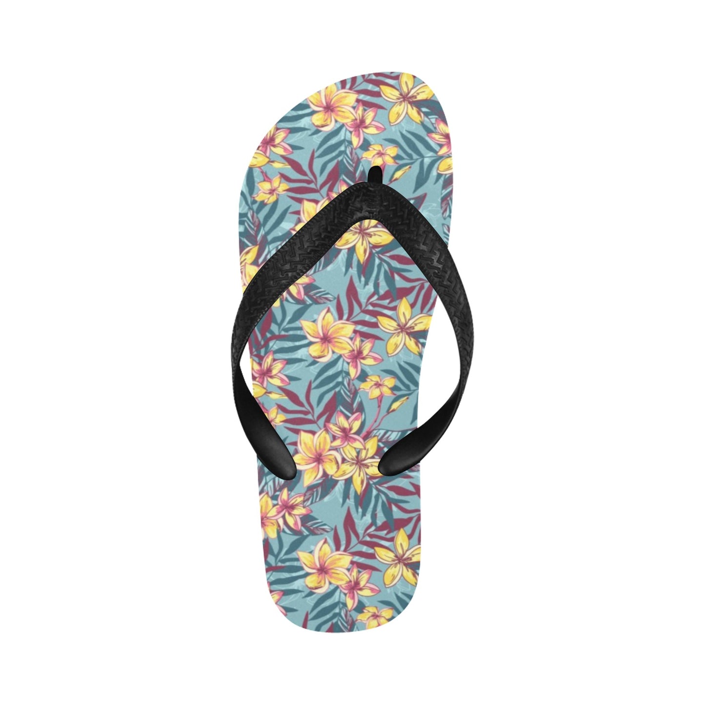 Summer Floral Print Design LKS304 Flip Flops
