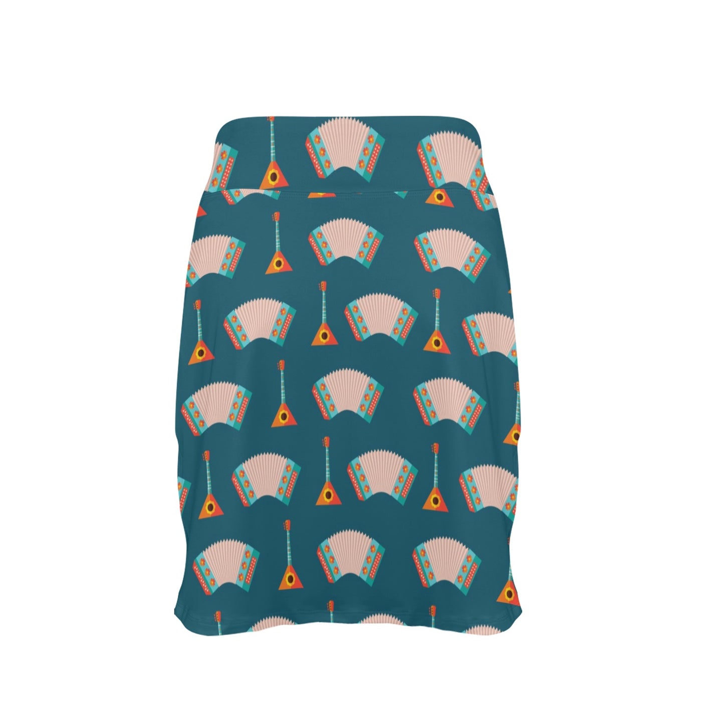 Accordion Print Design LKS402 17" Golf & Pickleball Skort with Pockets
