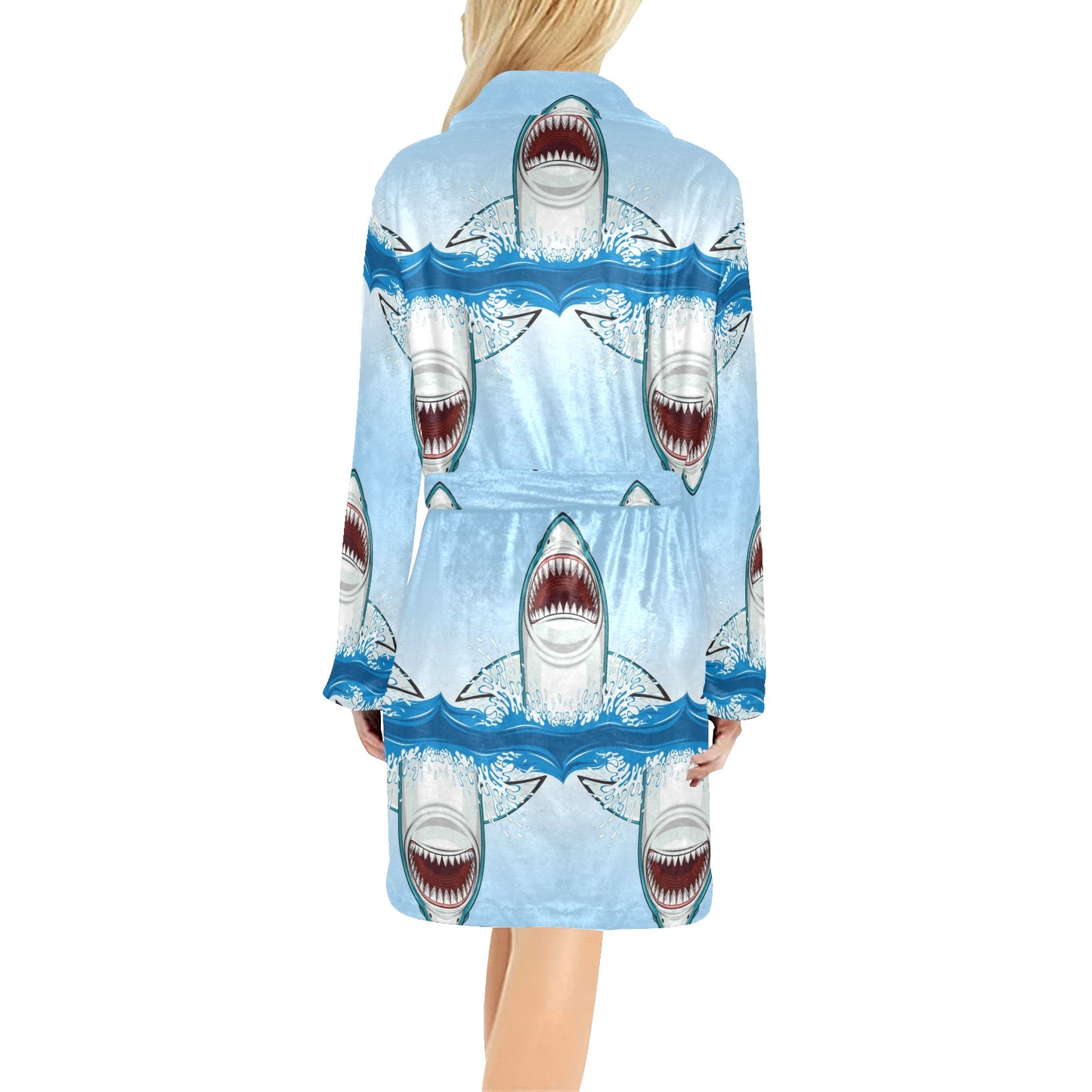 Shark Bite Women's Fleece Robe