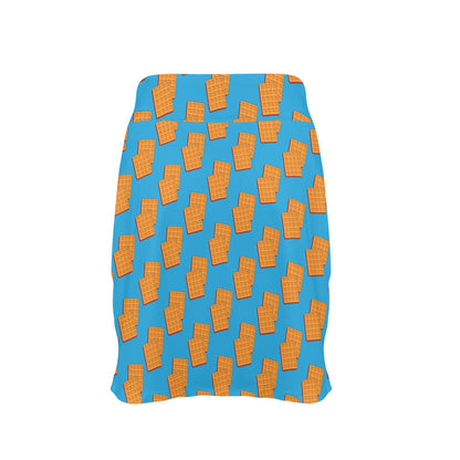 Waffle Print Design LKS304 17" Golf & Pickleball Skort with Pockets