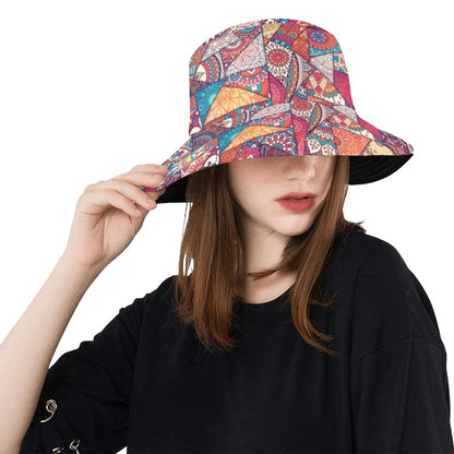 Patchwork Print Design LKS401 Unisex Bucket Hat