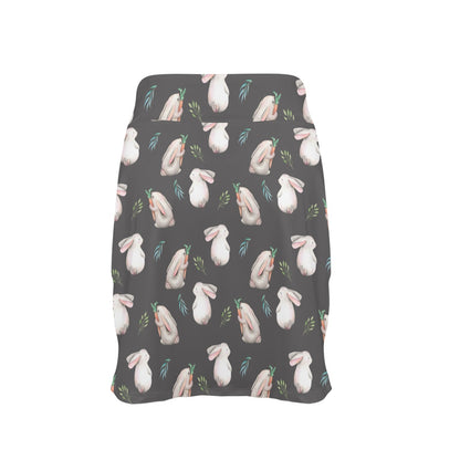 Rabbit Print Design LKS402 17" Golf & Pickleball Skort with Pockets