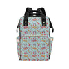 Hippie Print Design LKS307 Diaper Bag Backpack