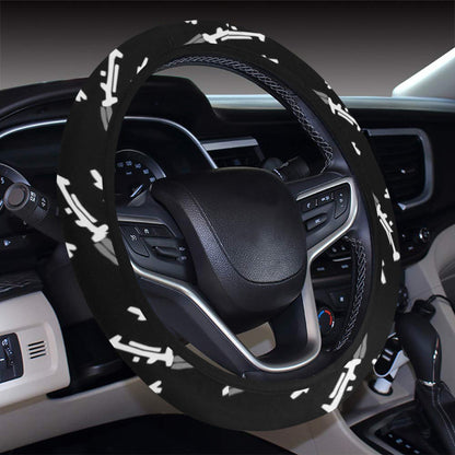 Vikings Print Design LKS306 Steering Wheel Cover with Elastic Edge