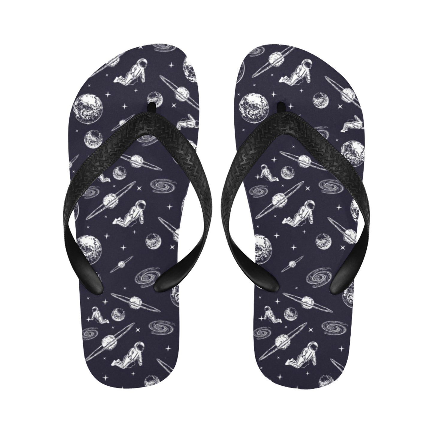 Space Astronaut Print Design LKS302 Flip Flops