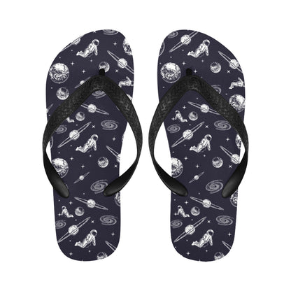 Space Astronaut Print Design LKS302 Flip Flops
