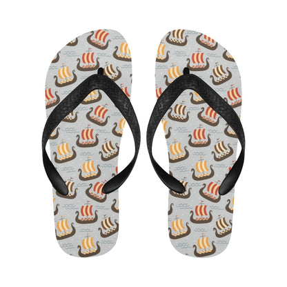 Vikings Print Design LKS308 Flip Flops