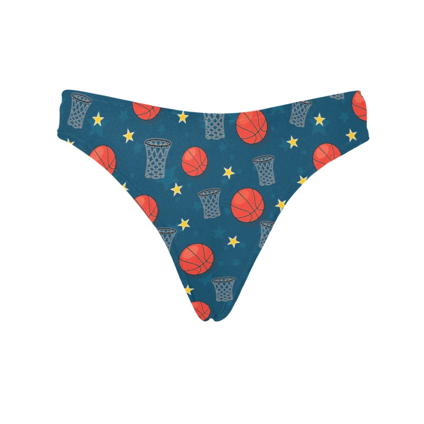 Basketball Classic Print Pattern Women's Thongs