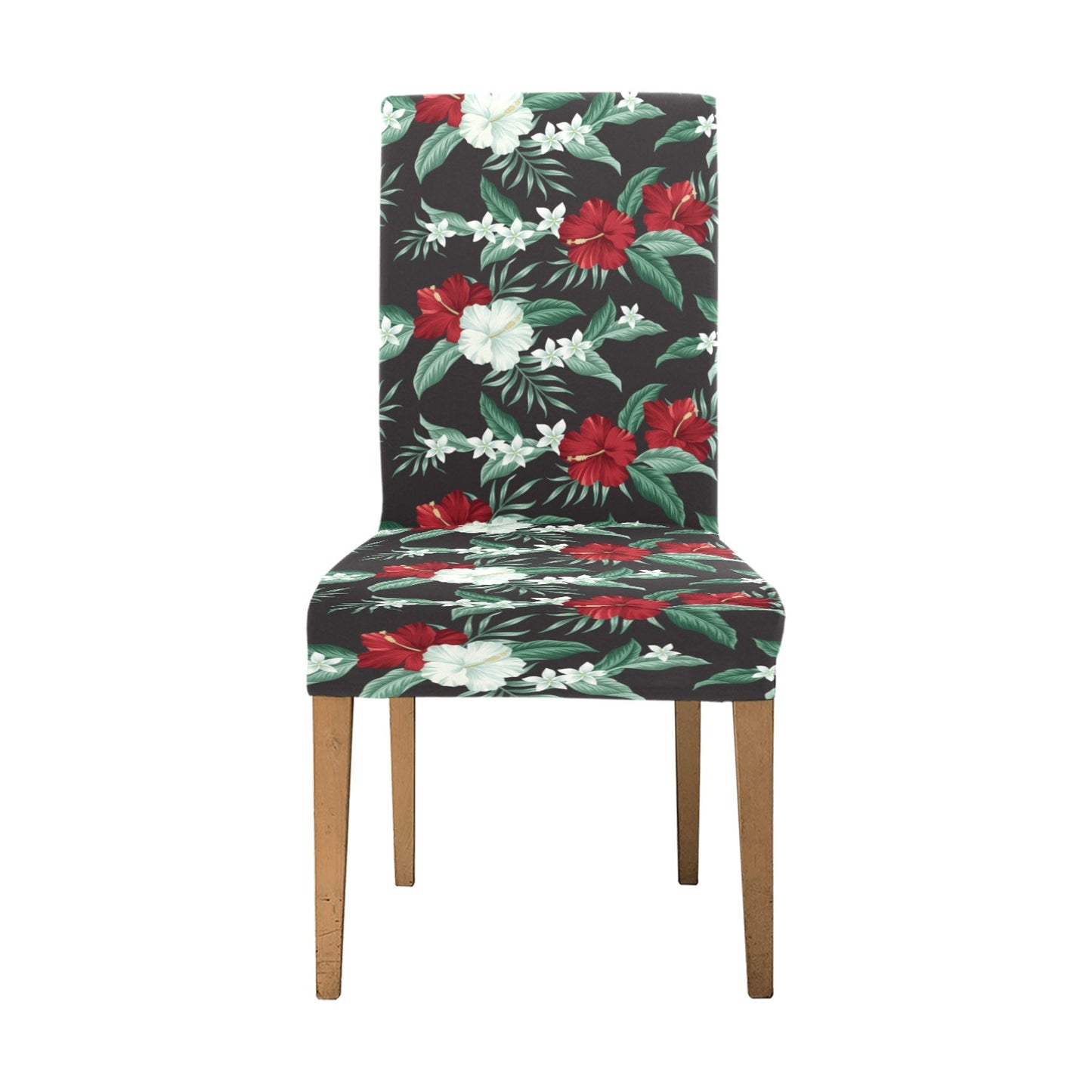 Tropical Flower Print Design LKS303 Dining Chair Slipcover