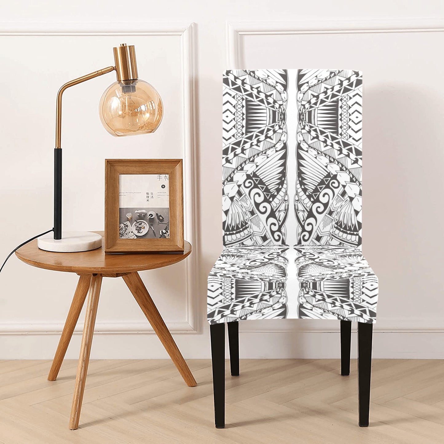 Samoan Style Print Design LKS301 Dining Chair Slipcover