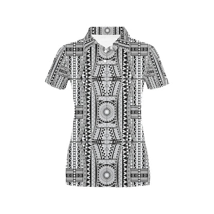 Polynesian Tattoo Design Women's Polo Shirt