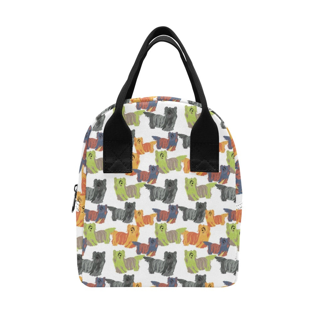 Skye Terriers Print Design LKS301 Insulated Lunch Bag
