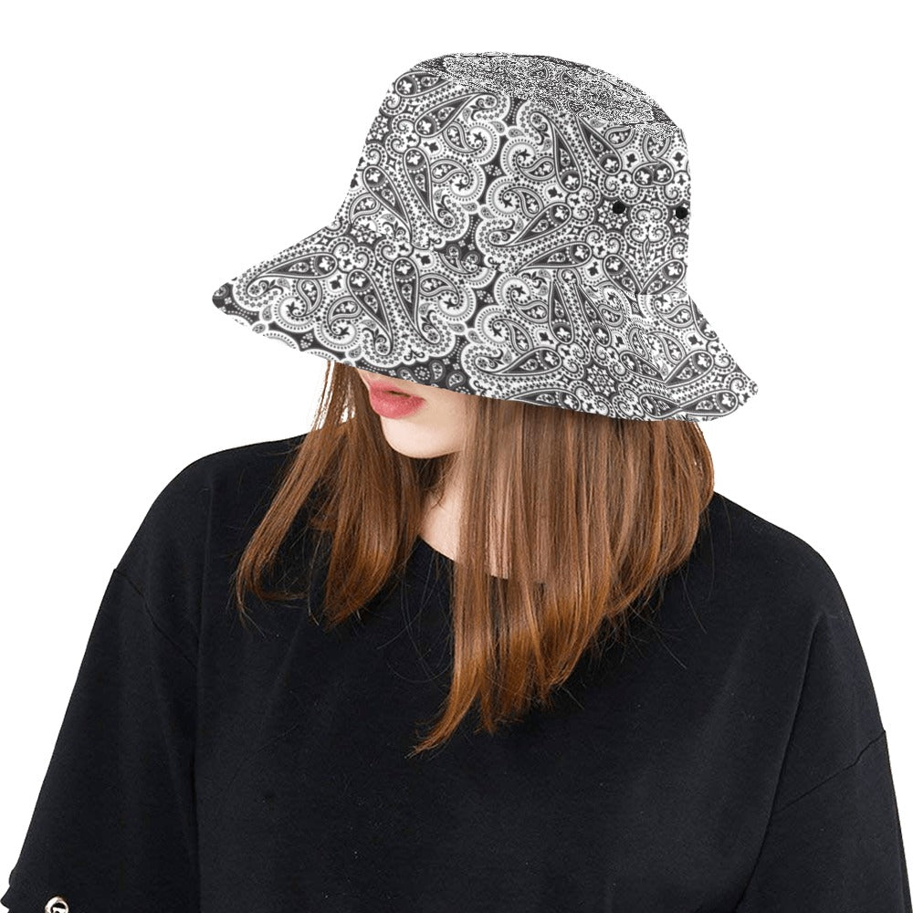 Bandana Print Design LKS309 Unisex Bucket Hat
