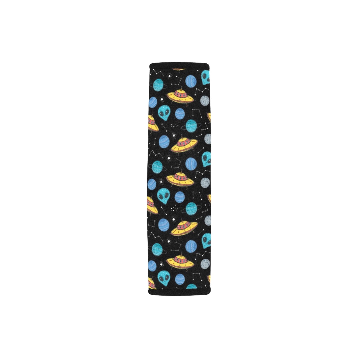 UFO Alien Print Design LKS306 Car Seat Belt Cover