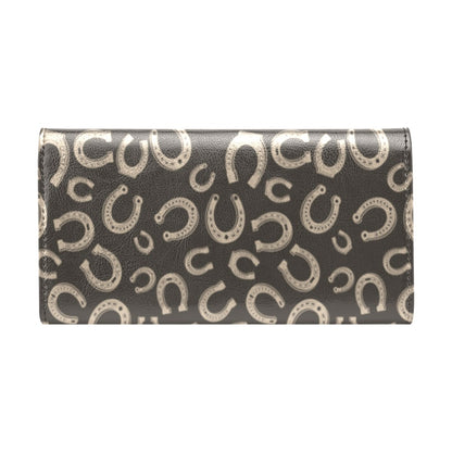 Horseshoe Print Design LKS303 Women's Trifold Wallet