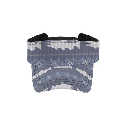 Salmon Fish Knit Style Print Design LKS304 Unisex Sun Visor