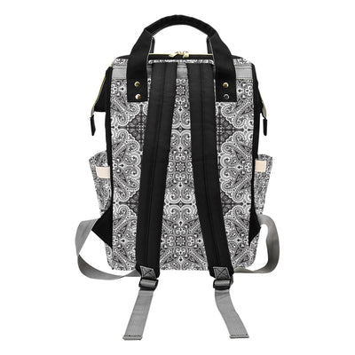 Bandana Print Design LKS309 Diaper Bag Backpack