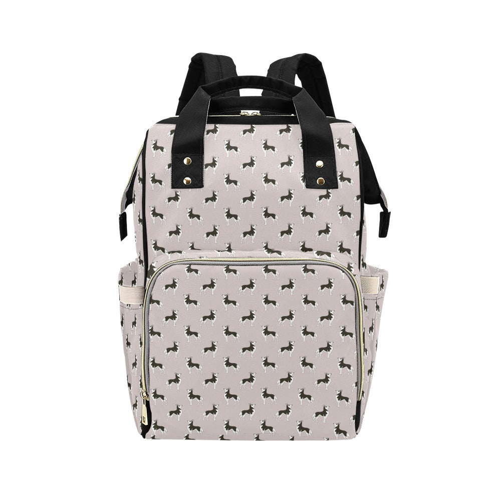 Siberian Huskies Print Design LKS301 Diaper Bag Backpack
