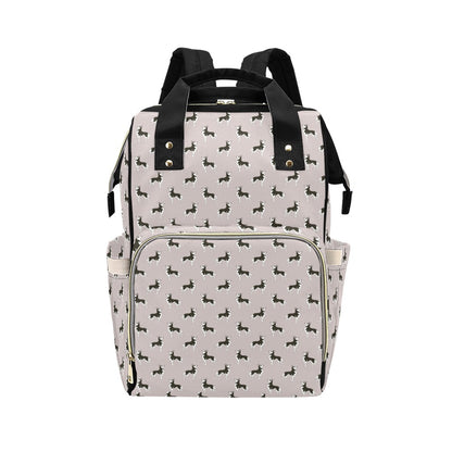 Siberian Huskies Print Design LKS301 Diaper Bag Backpack