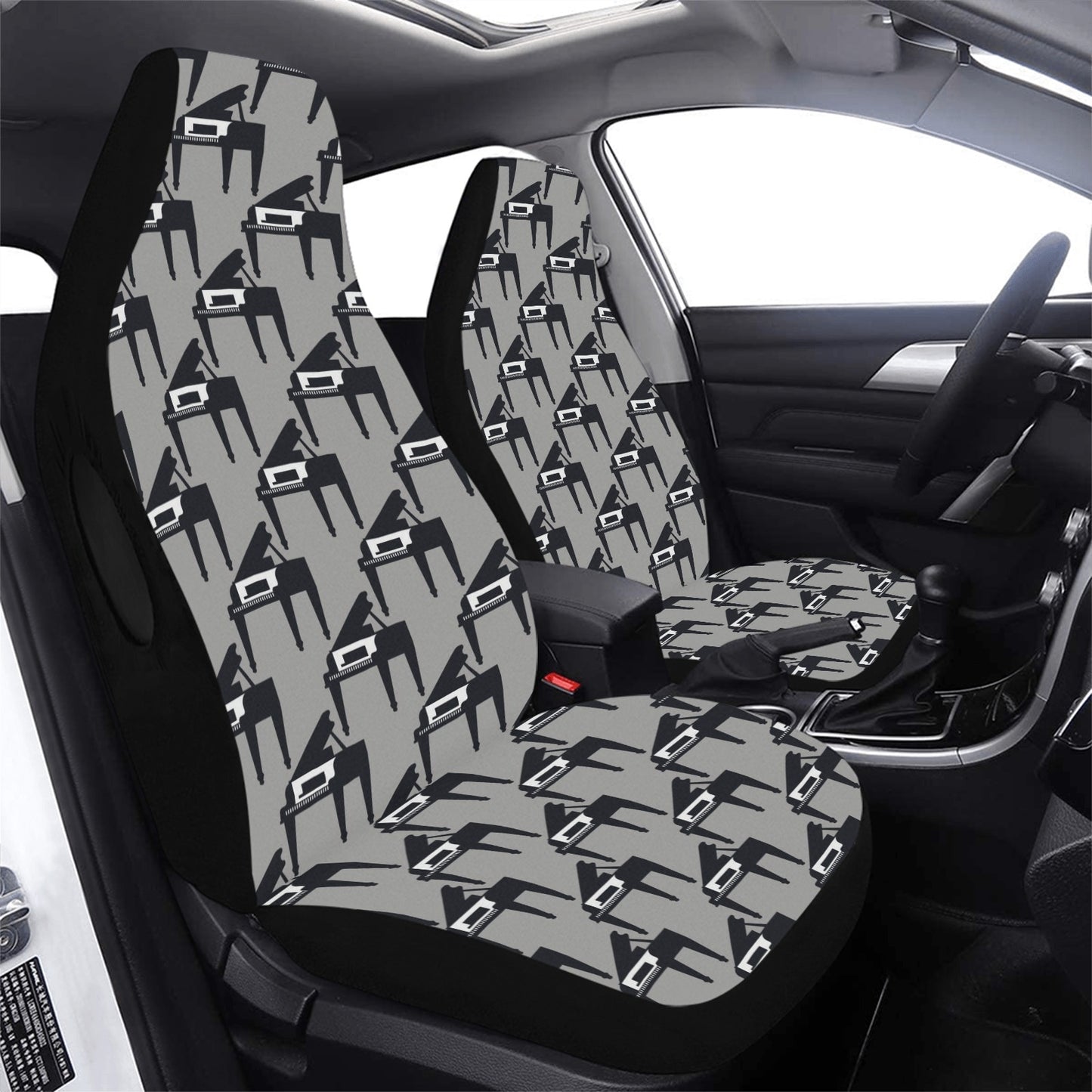 Piano Print Design LKS404 Car Seat Covers