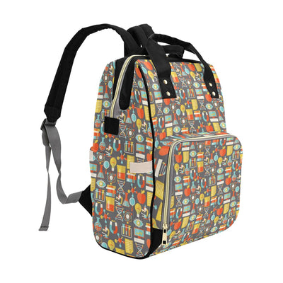 Science Print Design LKS302 Diaper Bag Backpack