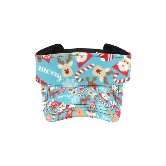 Santa Christmas Themed Print Design LKS306 Unisex Sun Visor