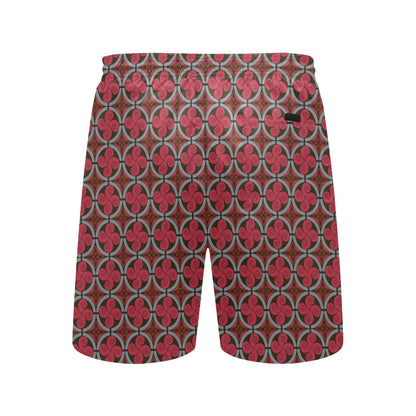 Vikings Print Design LKS301 Men's Swim Trunks Beach Shorts