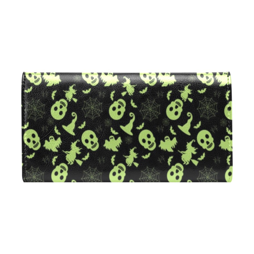Witch Halloween Print Design LKS306 Women's Trifold Wallet