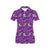 Mardi Gras Pattern Print Design 06 Women's Polo Shirt