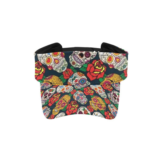 Sugar Skull Print Design LKS306 Unisex Sun Visor