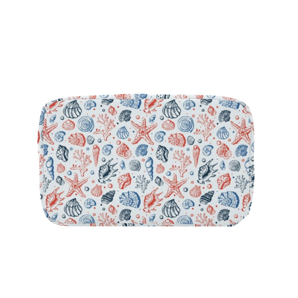 Seashell Print Design LKS307 Insulated Lunch Bag