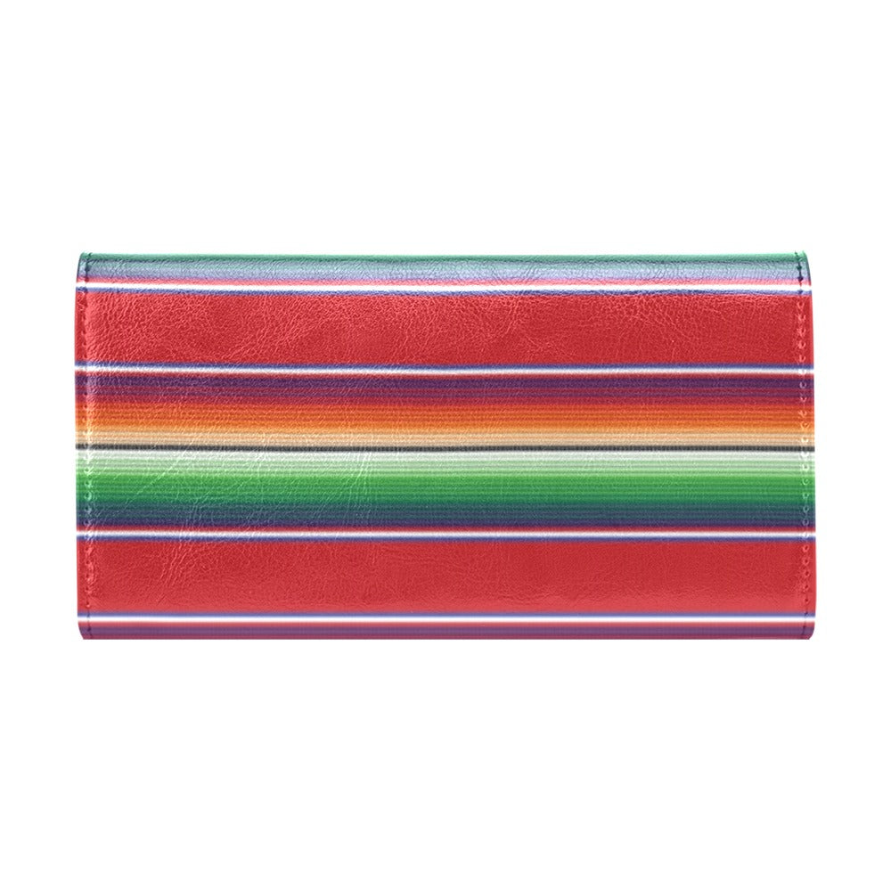 Serape Print Design LKS304 Women's Trifold Wallet