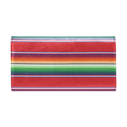 Serape Print Design LKS304 Women's Trifold Wallet