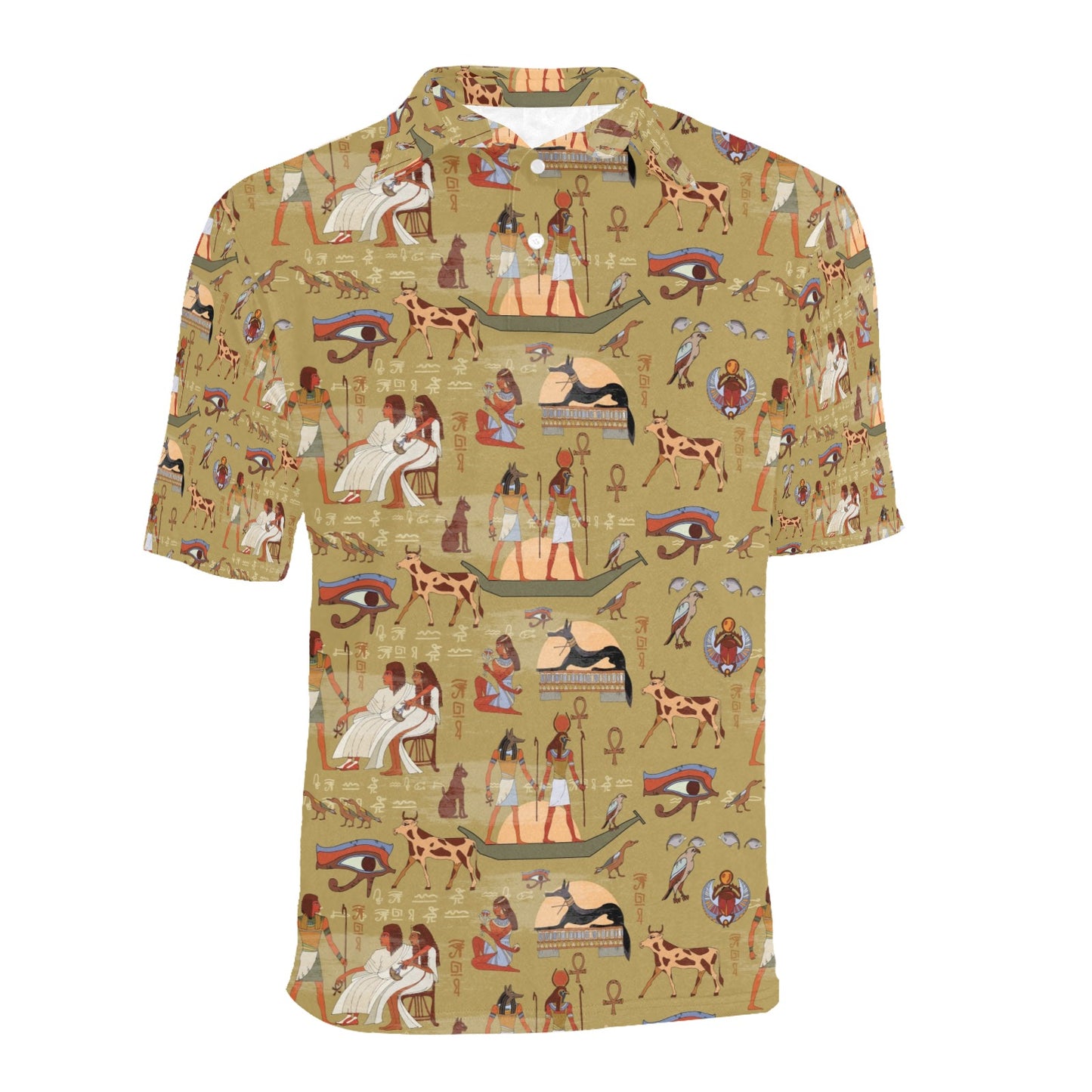 Ancient Greek Classic Pattern Design LKS305 Men Polo Shirt