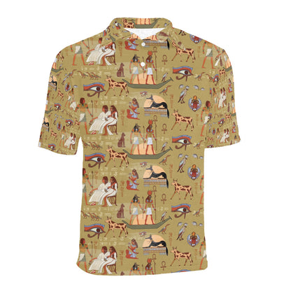 Ancient Greek Classic Pattern Design LKS305 Men Polo Shirt